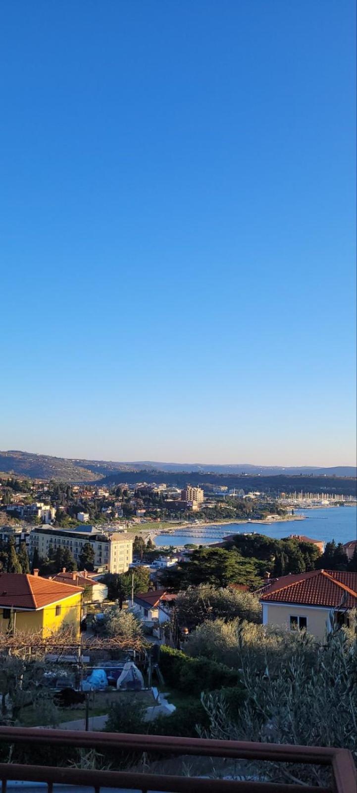 Panoramic View Near The Beach In Portotoz+P Portorož Dış mekan fotoğraf