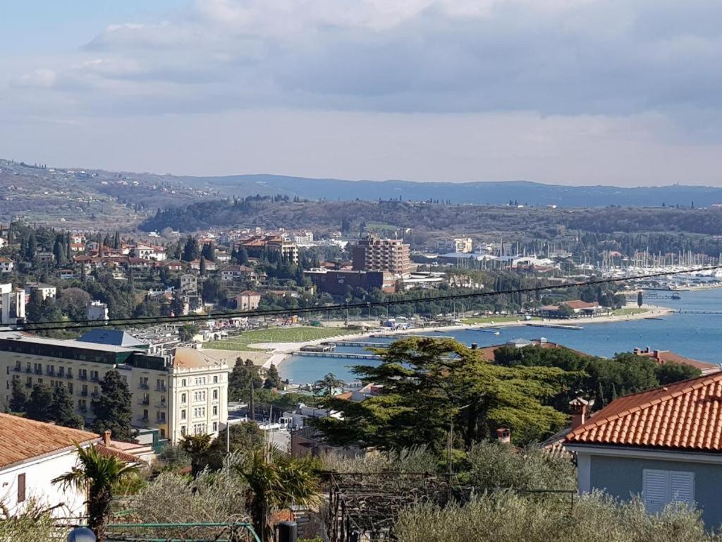 Panoramic View Near The Beach In Portotoz+P Portorož Dış mekan fotoğraf